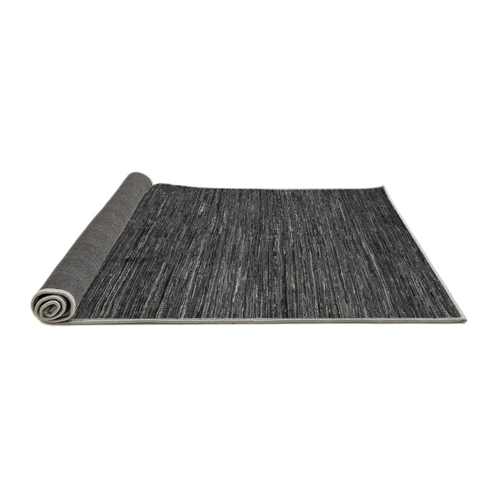 Sideview of Abstract Gray Modern Rug, abs5433gry
