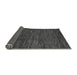 Sideview of Abstract Gray Modern Rug, abs5433gry