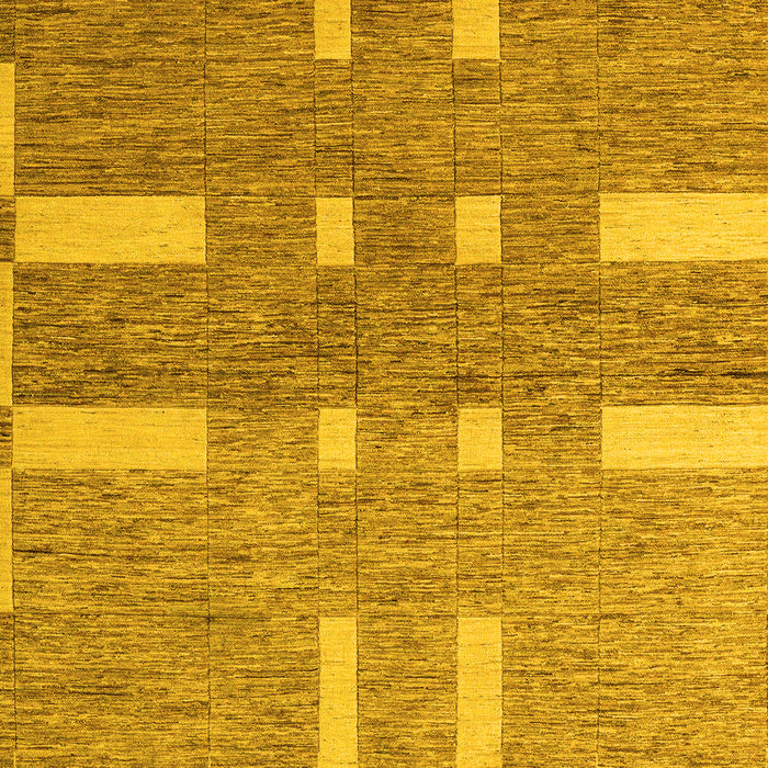 Abstract Yellow Modern Rug, abs5434yw