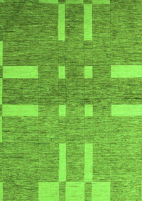 Abstract Green Modern Rug, abs5434grn