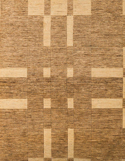 Machine Washable Abstract Orange Rug, wshabs5434