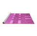 Sideview of Machine Washable Abstract Purple Modern Area Rugs, wshabs5434pur