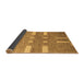 Sideview of Abstract Brown Modern Rug, abs5434brn