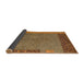 Sideview of Abstract Cinnamon Brown Modern Rug, abs5435