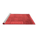 Modern Red Washable Rugs