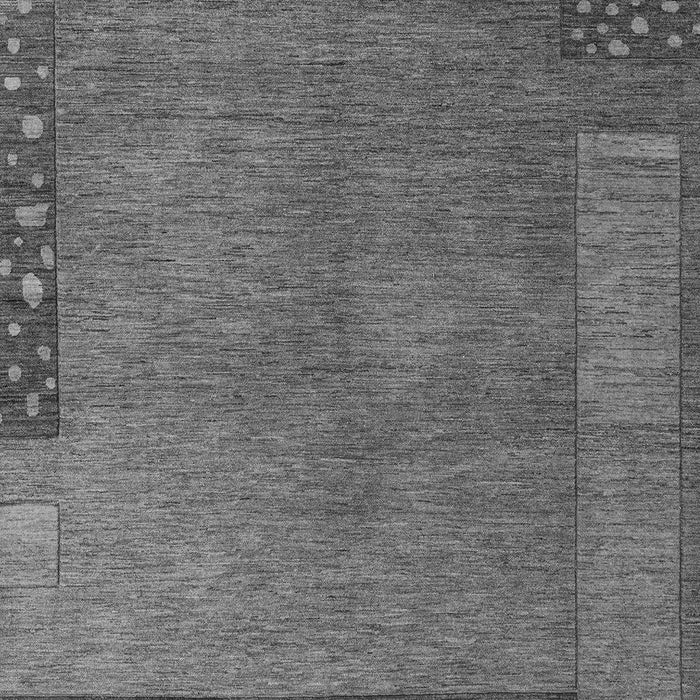 Machine Washable Abstract Gray Modern Rug, wshabs5435gry
