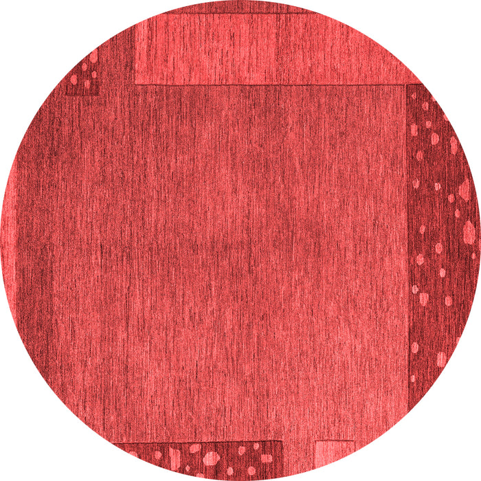 Machine Washable Abstract Red Modern Rug, wshabs5435red