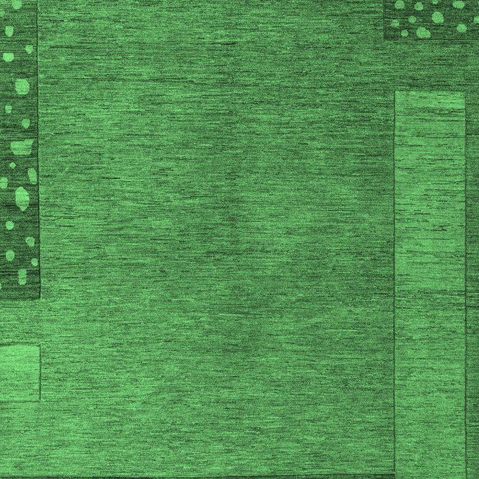 Abstract Emerald Green Modern Rug, abs5435emgrn