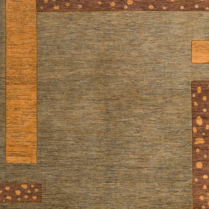 Abstract Cinnamon Brown Modern Rug, abs5435