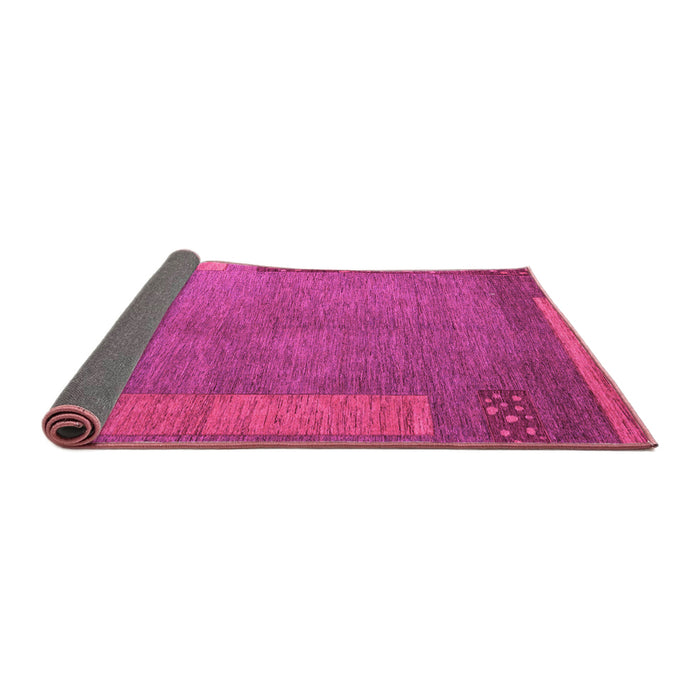 Sideview of Abstract Pink Modern Rug, abs5435pnk