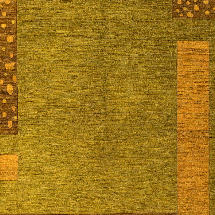 Abstract Yellow Modern Rug, abs5435yw