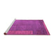 Sideview of Machine Washable Abstract Purple Modern Area Rugs, wshabs5435pur