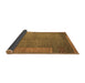 Sideview of Abstract Brown Modern Rug, abs5435brn