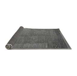 Sideview of Abstract Gray Modern Rug, abs5435gry