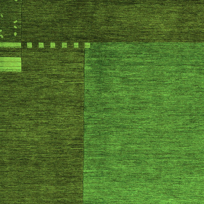 Machine Washable Abstract Green Modern Area Rugs, wshabs5436grn