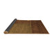 Sideview of Abstract Brown Modern Rug, abs5436brn