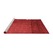 Modern Red Washable Rugs