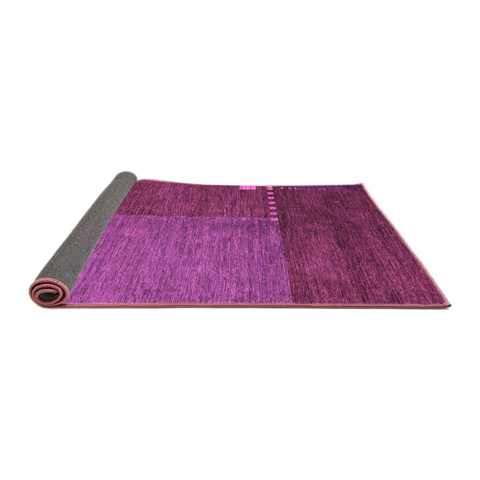 Sideview of Abstract Purple Modern Rug, abs5436pur