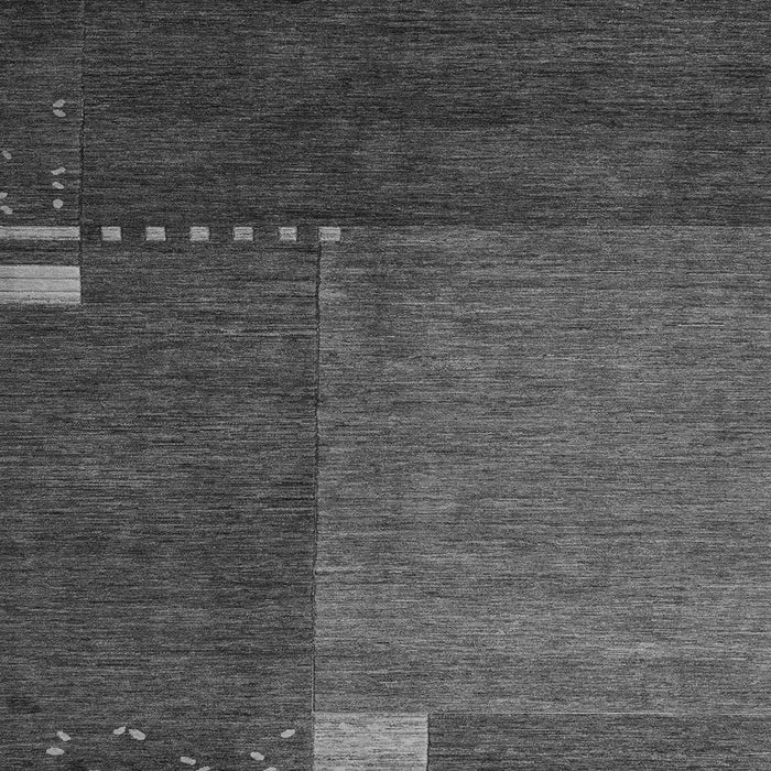 Square Machine Washable Abstract Gray Modern Rug, wshabs5436gry