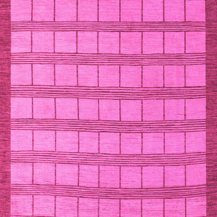 Checkered Pink Modern Rug, abs5437pnk