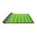 Sideview of Checkered Green Modern Rug, abs5437grn