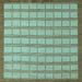 Square Machine Washable Checkered Light Blue Modern Rug, wshabs5437lblu