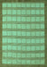 Checkered Turquoise Modern Rug, abs5437turq