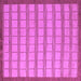 Square Checkered Purple Modern Rug, abs5437pur