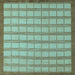 Square Checkered Light Blue Modern Rug, abs5437lblu