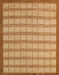 Abstract Orange Checkered Rug, abs5437