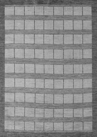 Checkered Gray Modern Rug, abs5437gry