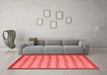 Modern Red Washable Rugs