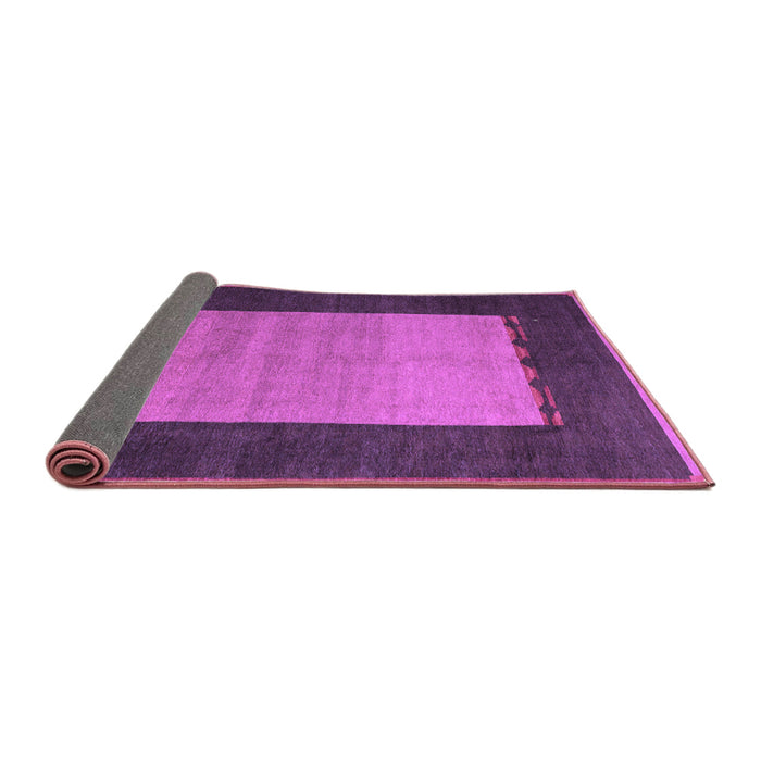 Sideview of Abstract Purple Modern Rug, abs5438pur