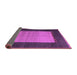 Sideview of Abstract Purple Modern Rug, abs5438pur