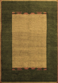 Abstract Brown Modern Rug, abs5438brn