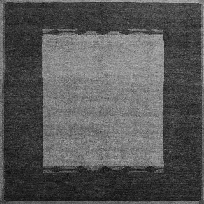 Square Machine Washable Abstract Gray Modern Rug, wshabs5438gry