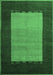 Machine Washable Abstract Emerald Green Modern Area Rugs, wshabs5438emgrn