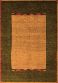 Abstract Orange Modern Rug, abs5438org