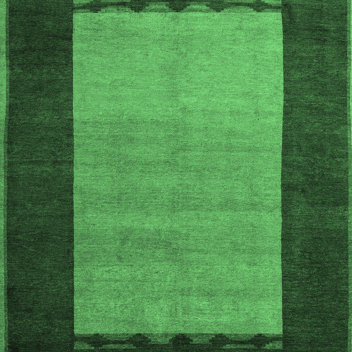 Abstract Emerald Green Modern Rug, abs5438emgrn