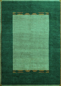 Abstract Turquoise Modern Rug, abs5438turq