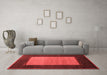 Modern Red Washable Rugs