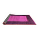 Sideview of Abstract Pink Modern Rug, abs5438pnk