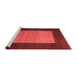 Modern Red Washable Rugs