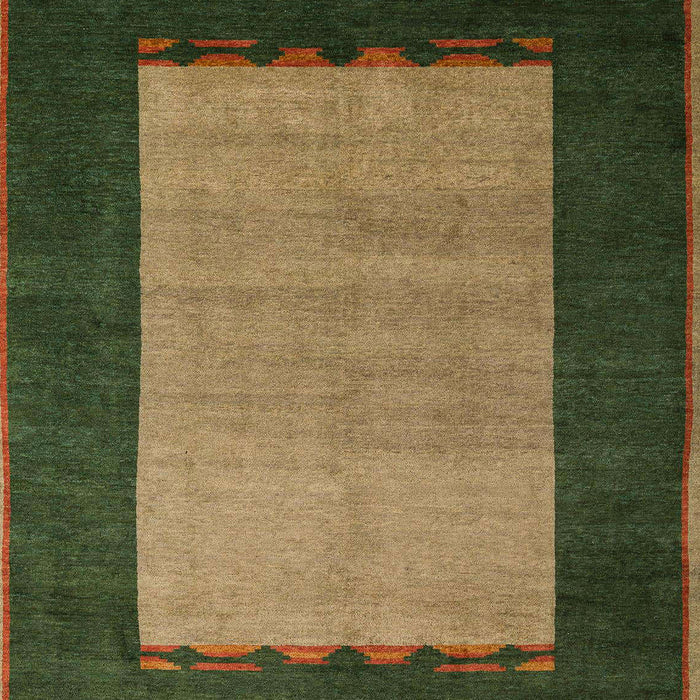 Machine Washable Abstract Dark Golden Brown Rug, wshabs5438