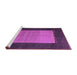 Sideview of Machine Washable Abstract Purple Modern Area Rugs, wshabs5438pur