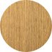 Round Abstract Brown Modern Rug, abs5439brn