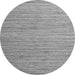 Round Machine Washable Abstract Gray Modern Rug, wshabs5439gry