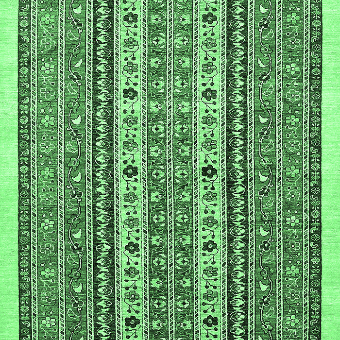 Abstract Emerald Green Modern Rug, abs543emgrn