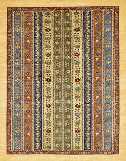 Abstract Red Brown Modern Rug, abs543