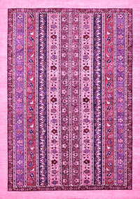 Abstract Pink Modern Rug, abs543pnk